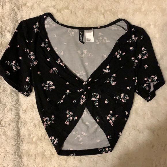 Floral Crop Top - Picture 1 of 2